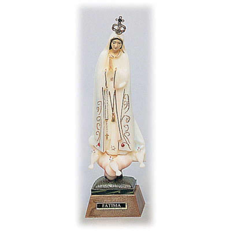 Our Lady of Fatima, with Glass Eyes - 12-24" Statue Options