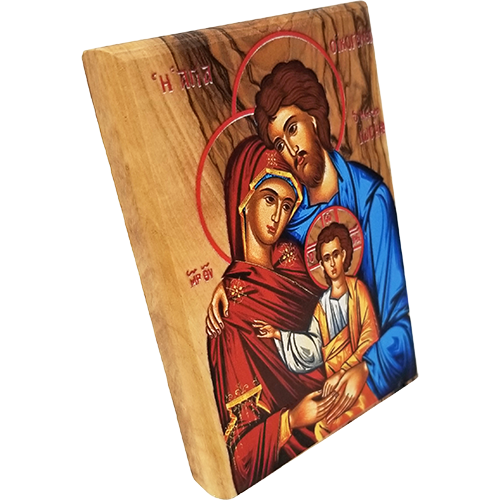 Olive Wood Color Icon - Made in the Holy Land