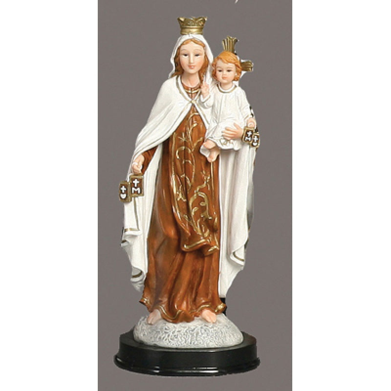 8" Our Lady Of Mount Carmel Statue