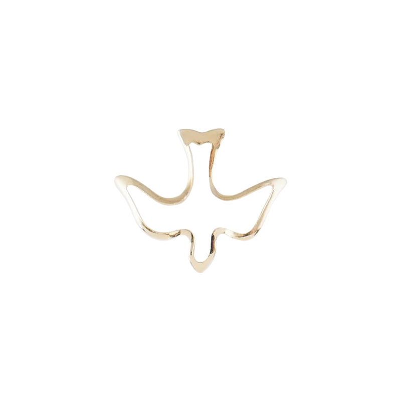 Holy Spirit Dove Outline Lapel Pin