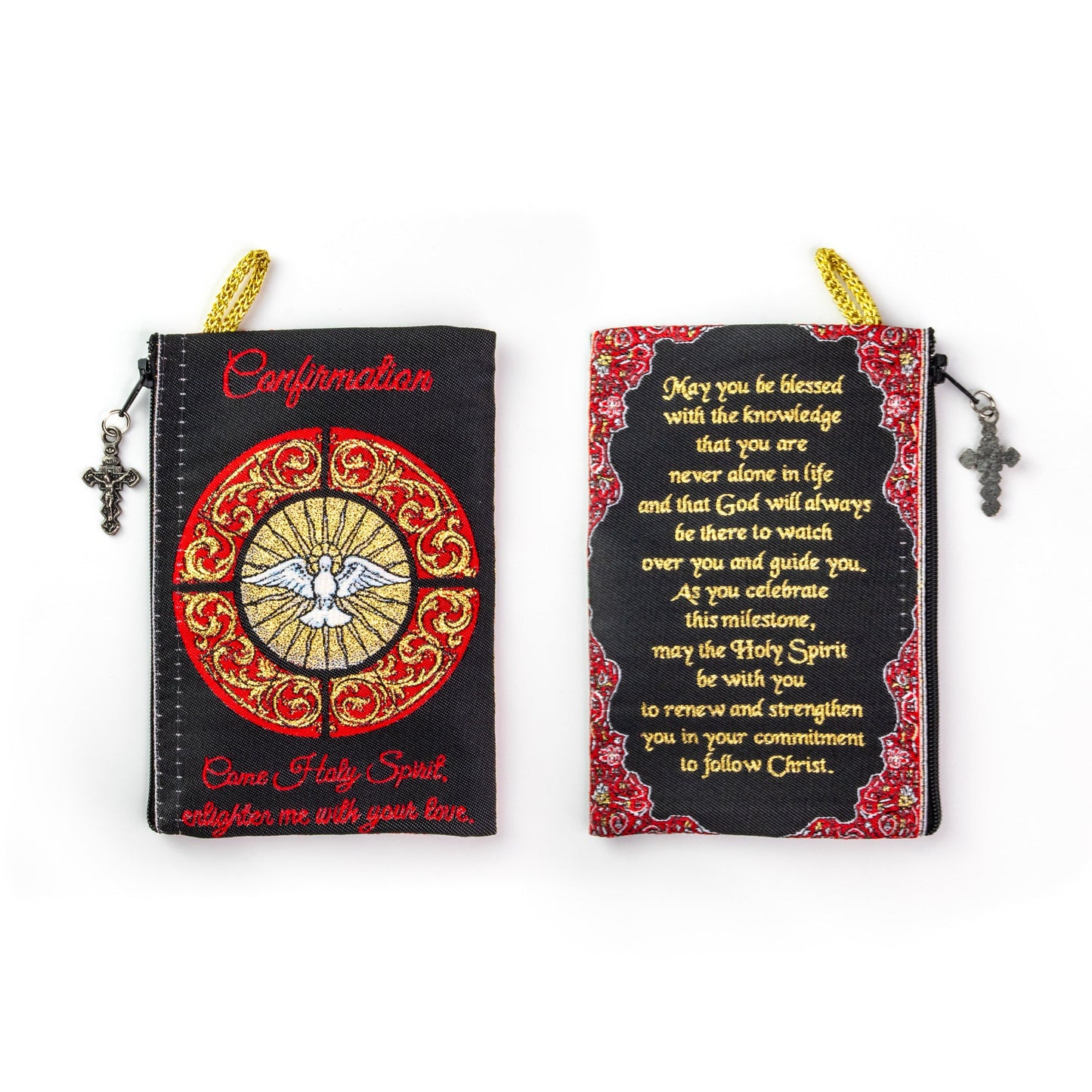 Tapestry Confirmation Rosary Pouch
