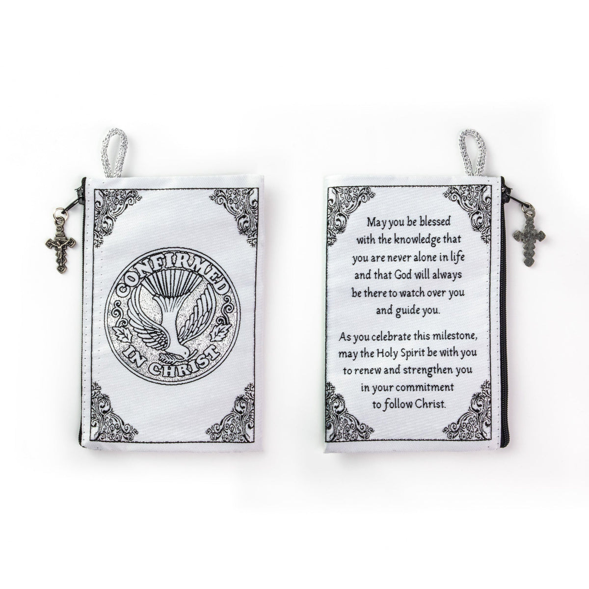 Woven Tapestry Rosary Pouch (Different Holy Images Available)
