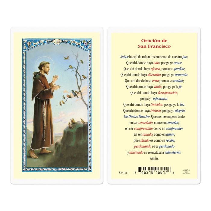 San Francisco Holy Card