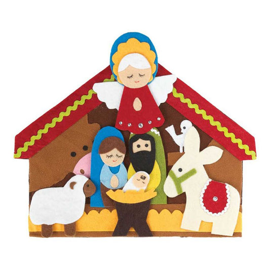 7 piece Felt Nativity Scene