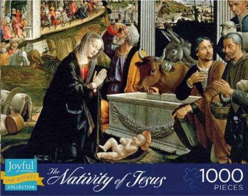 Nativity Puzzle: Joyful Mysteries 1000 Piece Puzzle