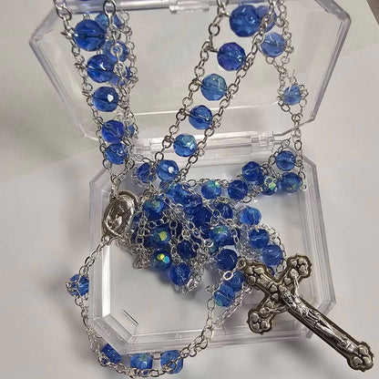 Ladder Rosary with Crystal Beads