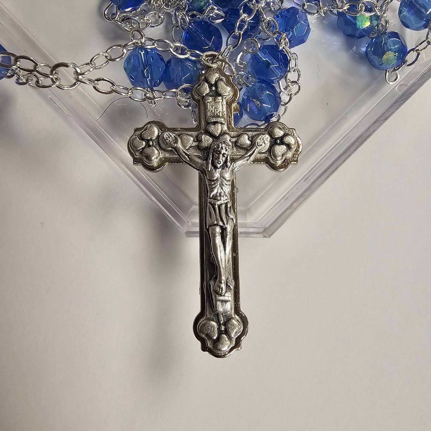 Ladder Rosary with Crystal Beads