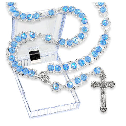 Ladder Rosary with Crystal Beads