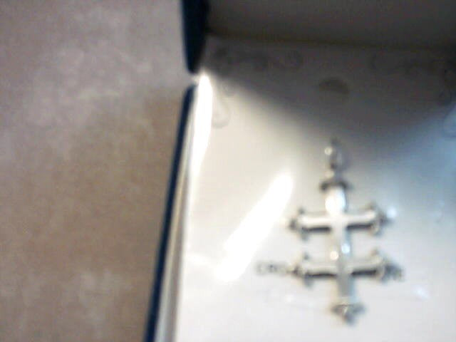 Sterling Silver Cross of Lorraine