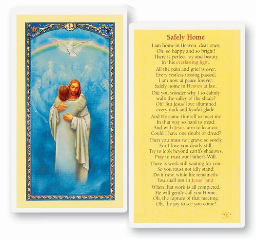 Safely Home Prayer - Holy Card