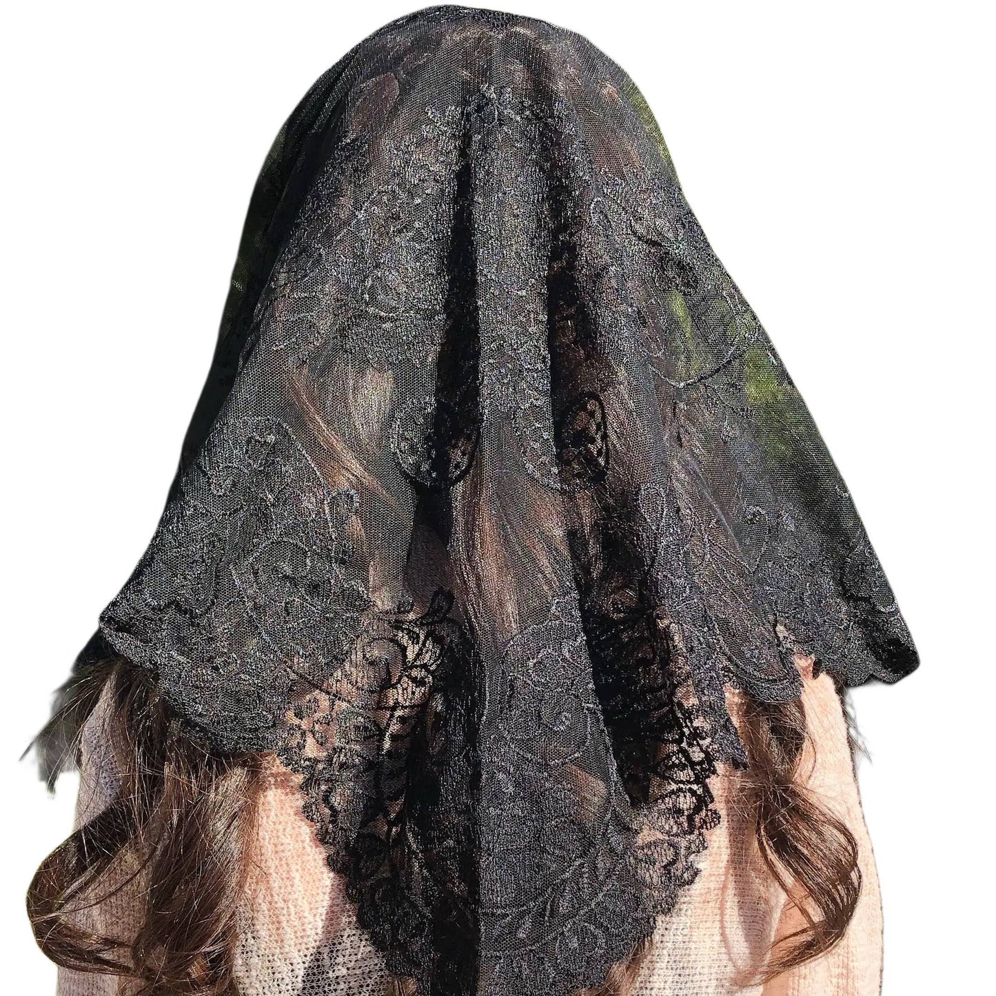 St. Catalina Thomas, Church Veil - BLACK