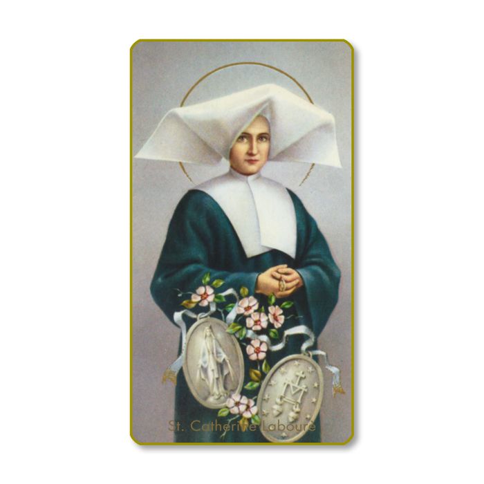 St. Catherine Laboure Holy Card