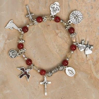 Holy Spirit - Italian Charm Bracelet with Box