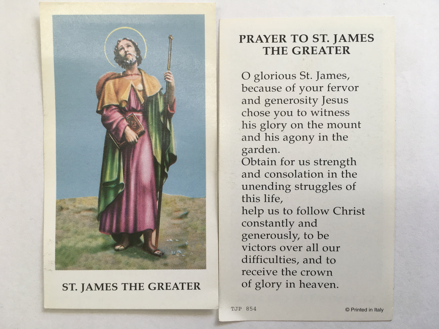 St. James the Greater - Holy Card (Limited)