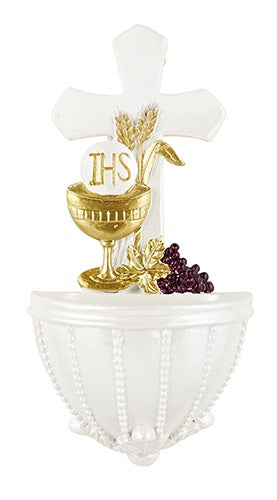 First Communion Cross - Holy Water Font