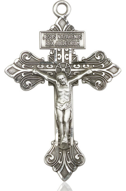 Pardon Crucifix Sterling Silver Medal on Chain