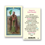 St. Timothy Prayer Holy Card