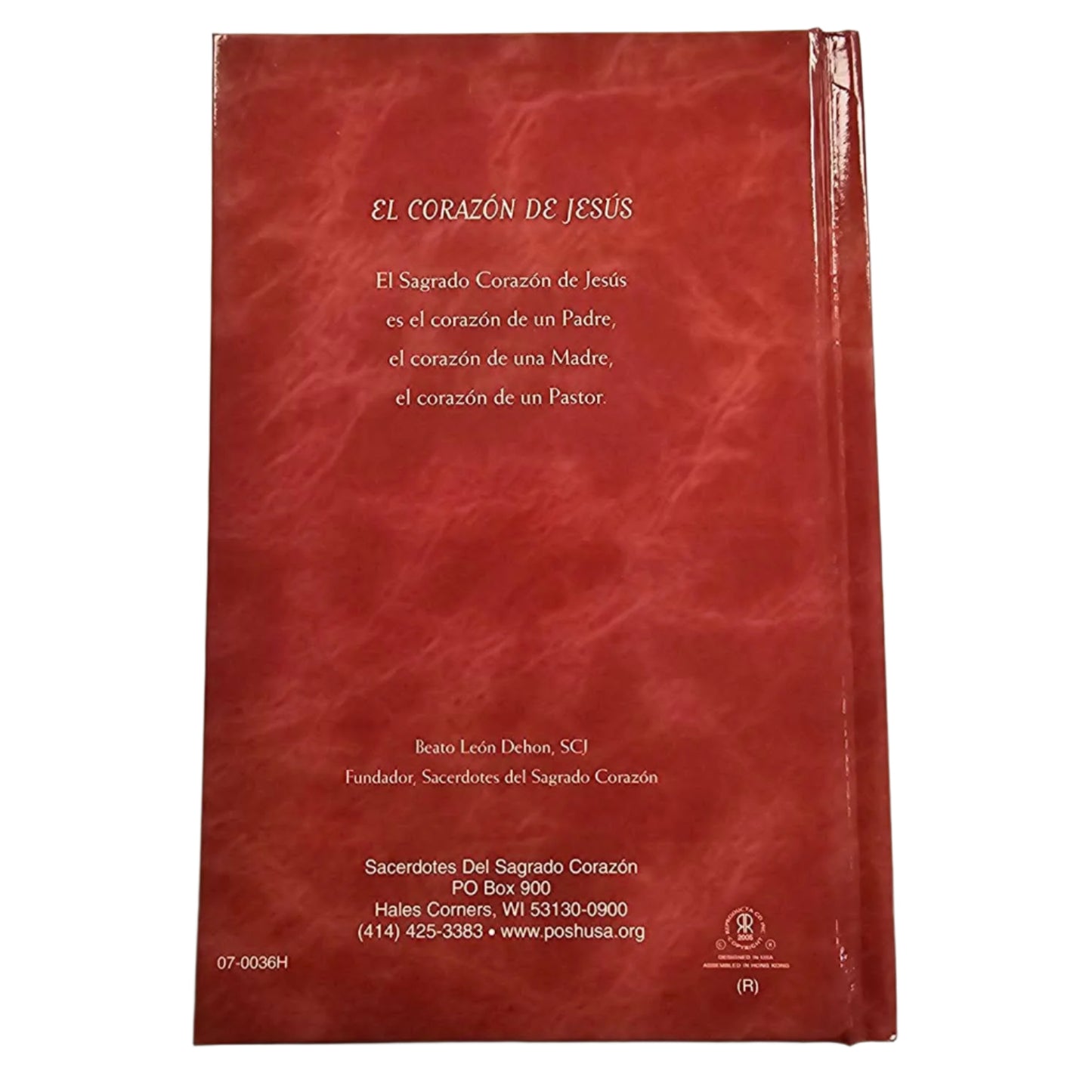 Sagrado Corazon de Jesus, Libro de Oraciones Catolicas - Tapa Dura