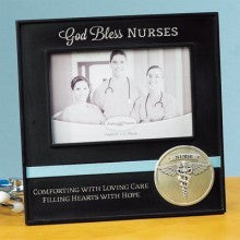 God Bless Nurses Frame