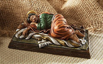 Sleeping St. Joseph - 6" Michael Adams, Statue