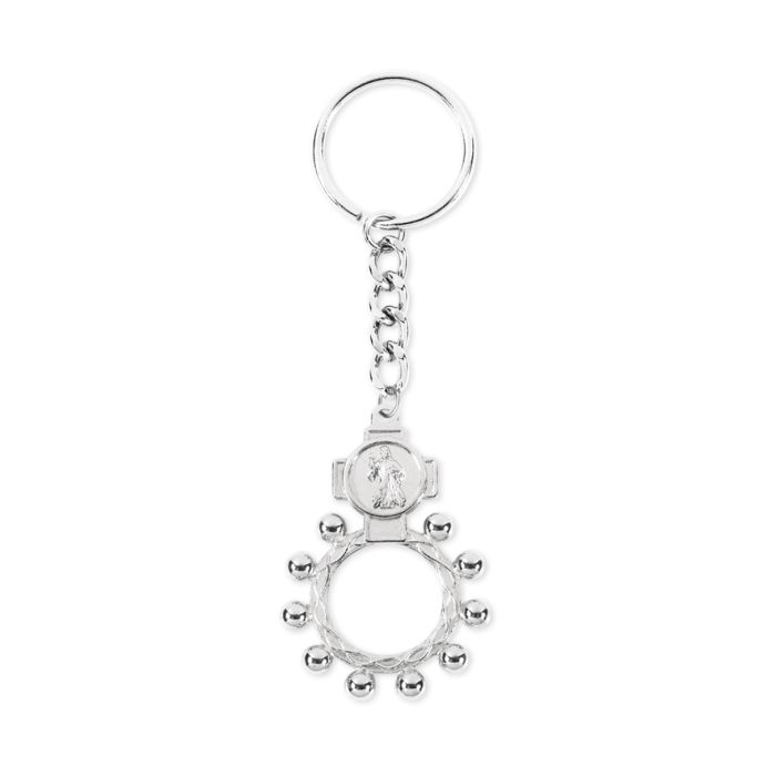 Rosary Ring Keychain