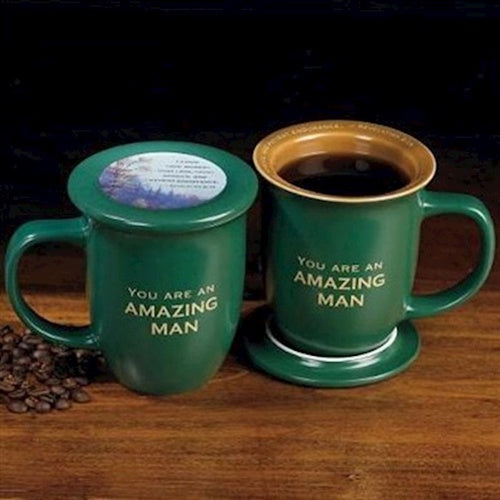 " You Are An Amazing Man " Mug With Lid