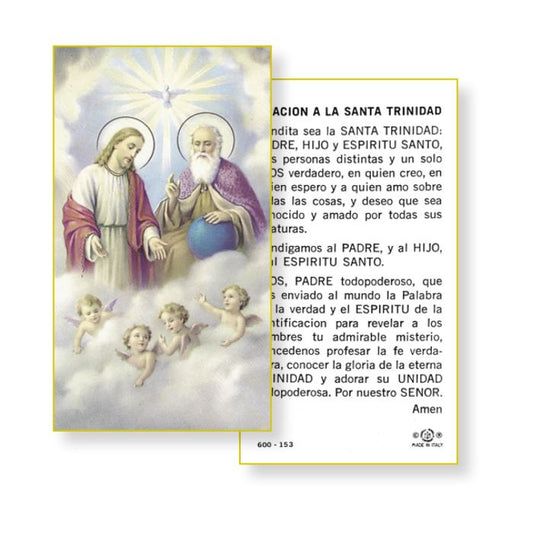 La Santa Trinidad Holy Card