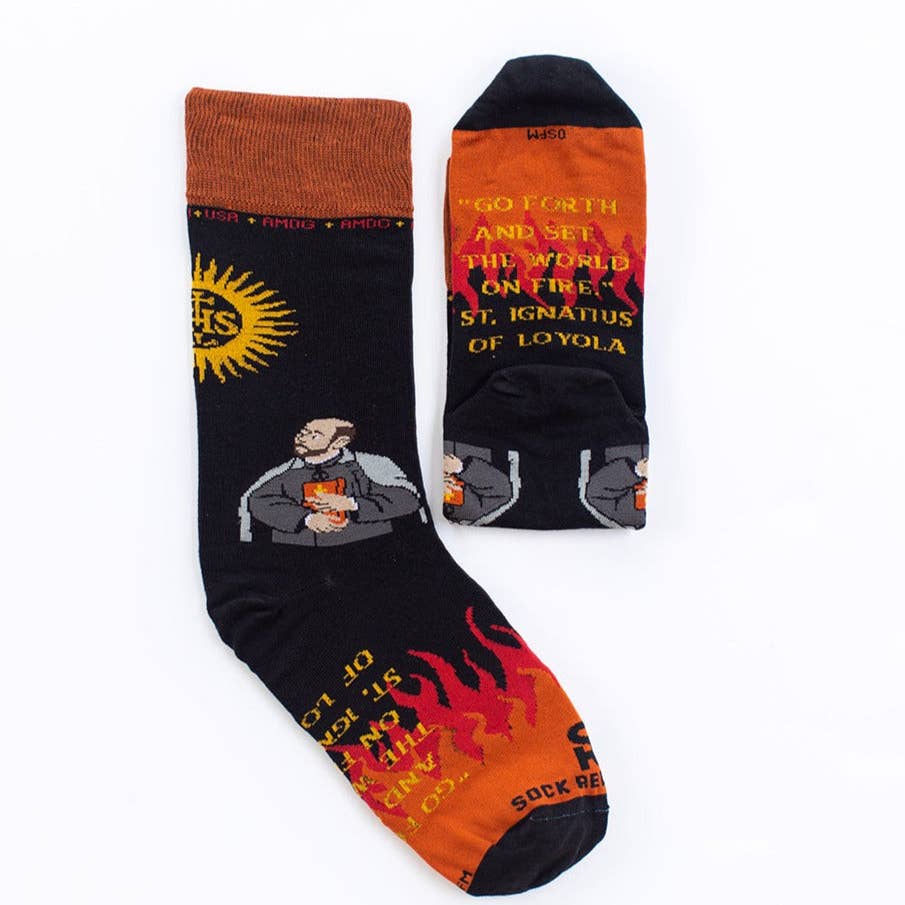 Religious Themed Socks, Kids-Adult Size (Many Variants)