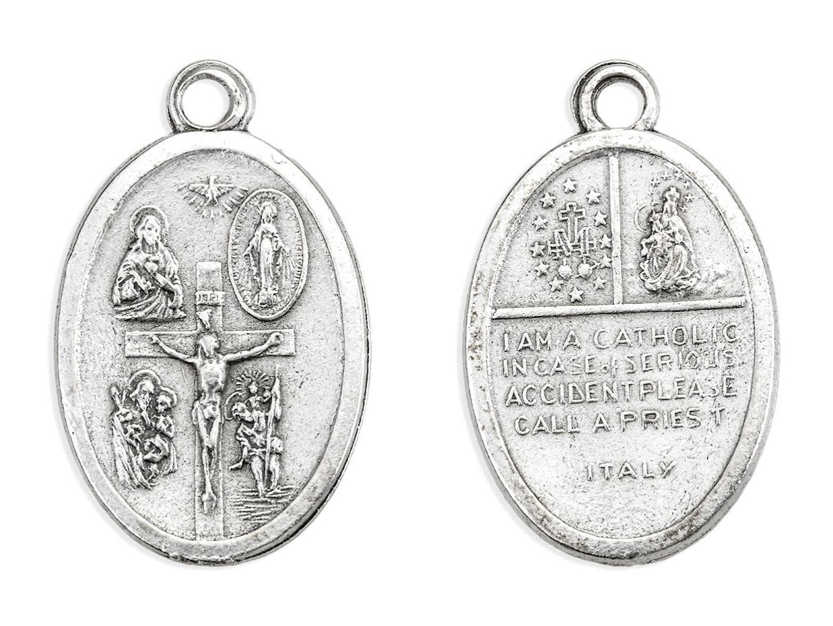Holy Images, Oval Oxidized Medals (100+ Variants)