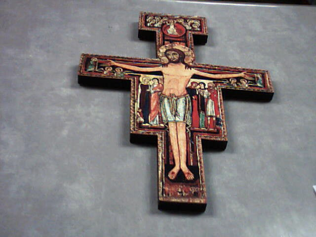 10 inch San Damiano wall crucifix