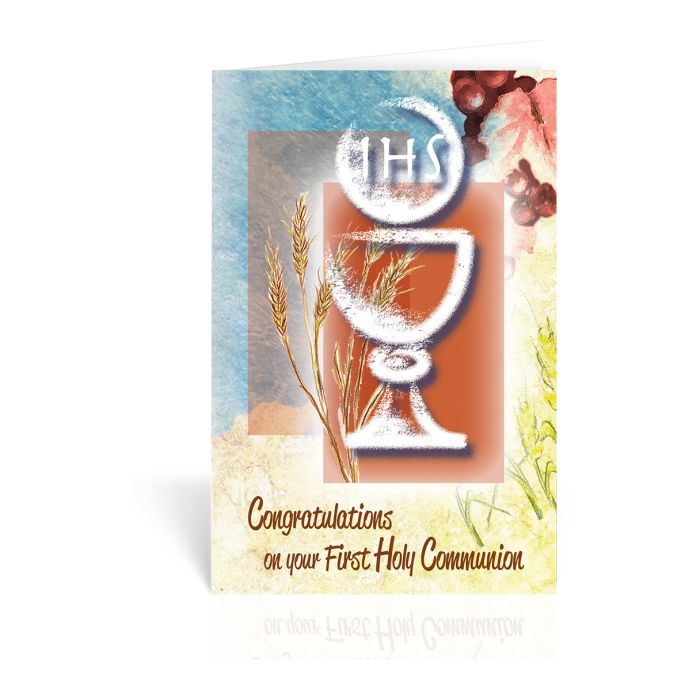 Congratulations On Your First Communion Greeting Card