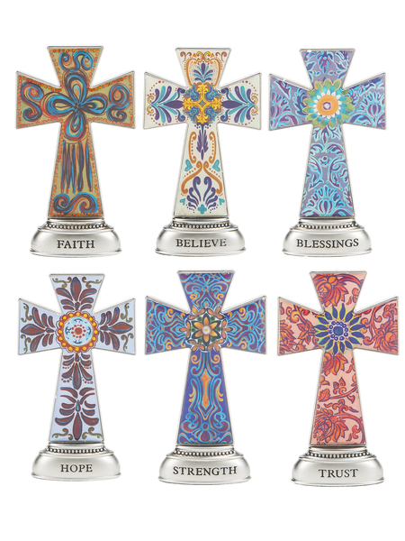 Standing Cross Figurine