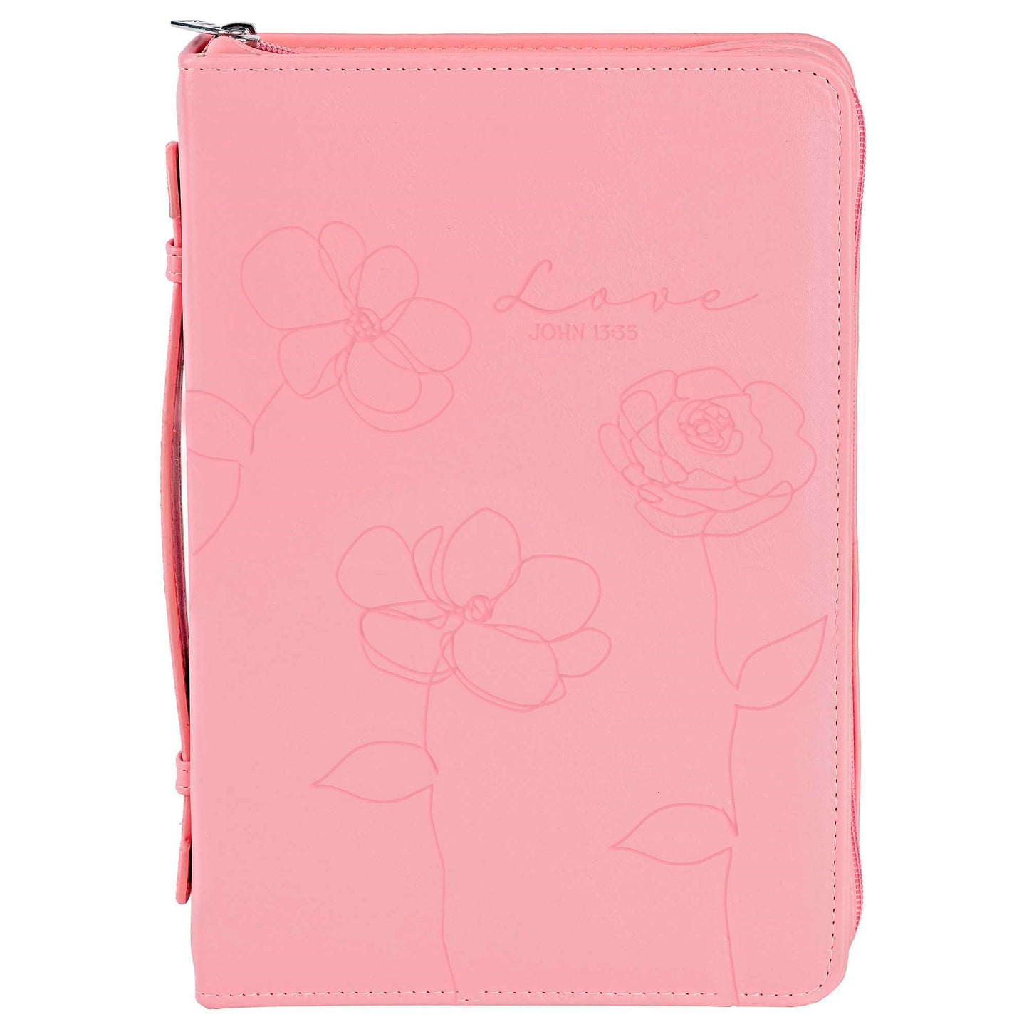Pink Floral Bible Case