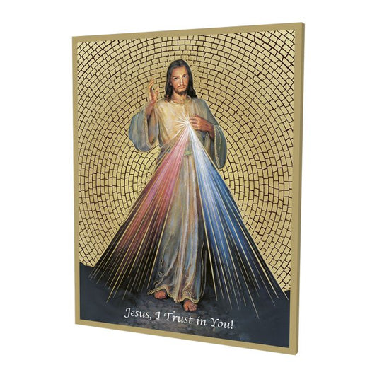 Divine Mercy Mosaic Wall Plaque 8 x 10