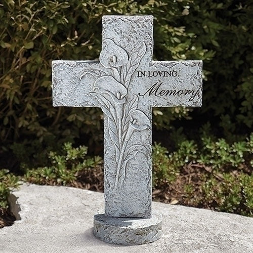 In Loving Memory Outdoor Cross