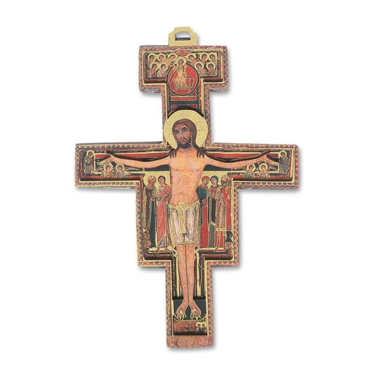 San Damiano Crucifix, 2 Layer - 8"