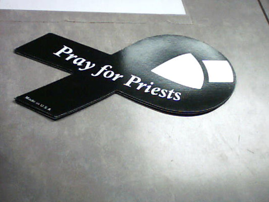 Auto Magnet - Prayer for Priests Ribbon