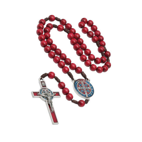 St. Benedict Red Rosary