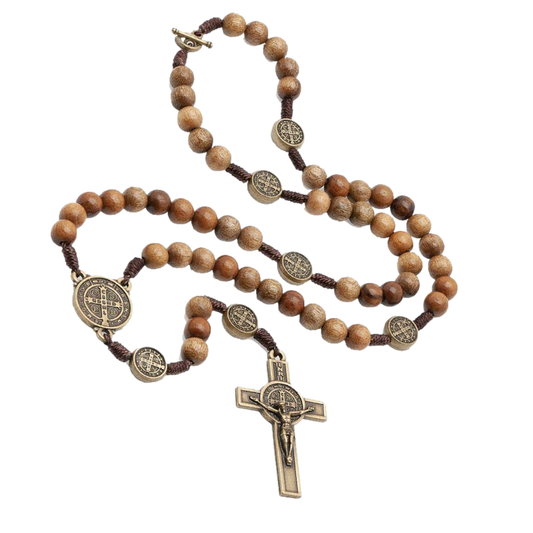 St. Benedict Rosary Necklace