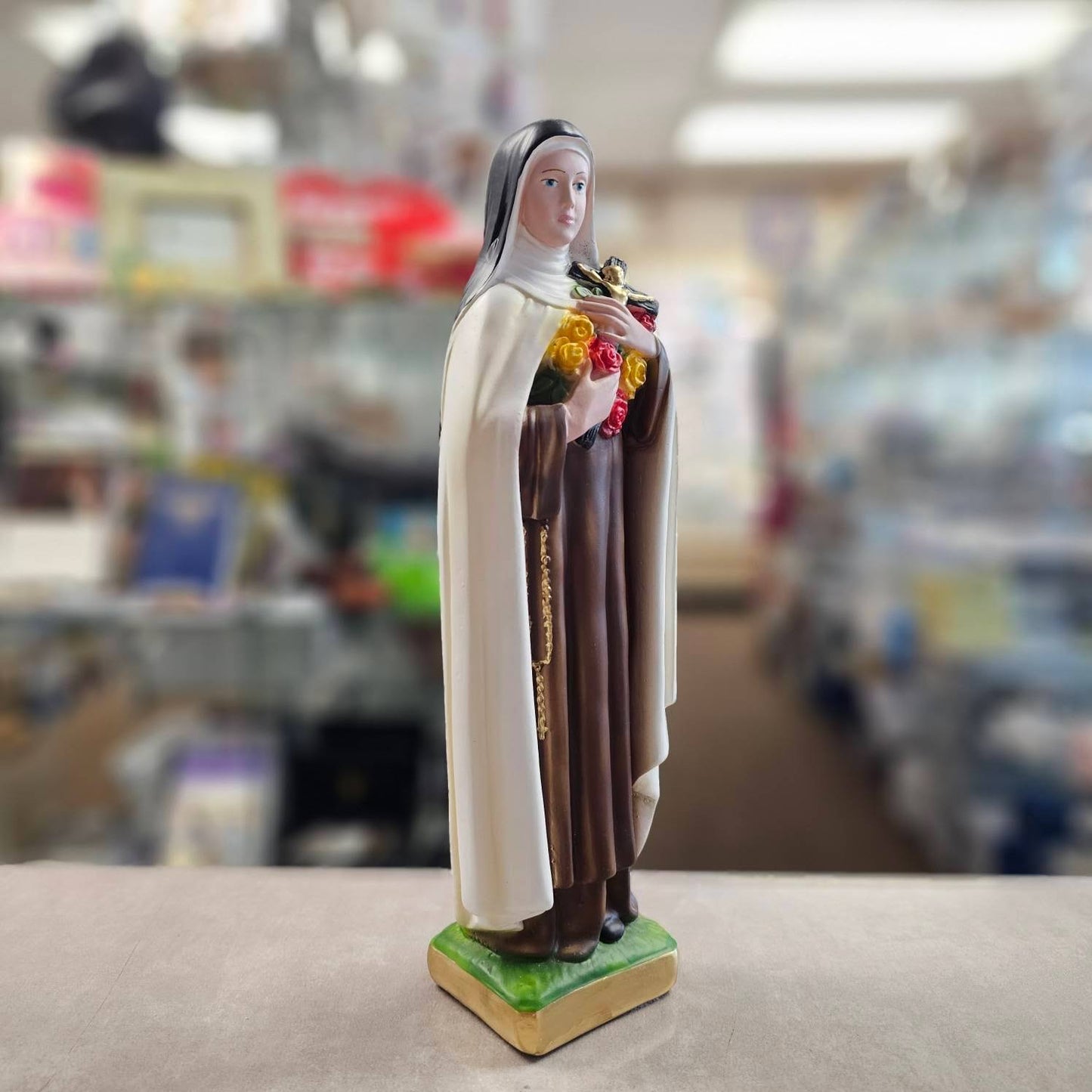 St. Therese of Lisieux, Italian Statue - 8" or 12"