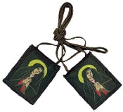 Sorrowful Mother Scapular - Black