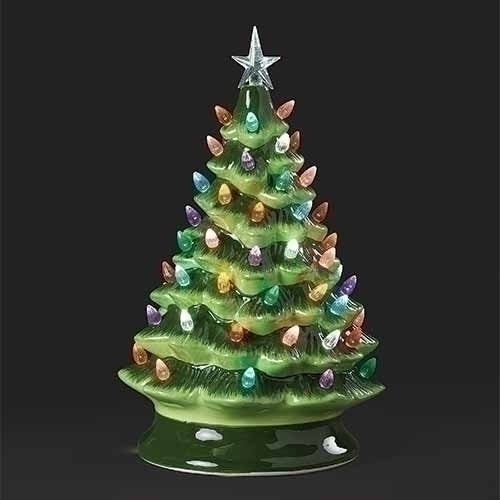 Twinkling Lights Vintage Christmas Tree