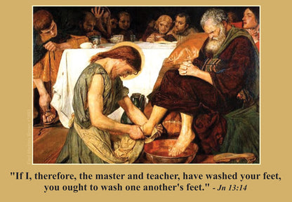 Corporal Works of Mercy and Spiritual Works of Mercy Holy Card