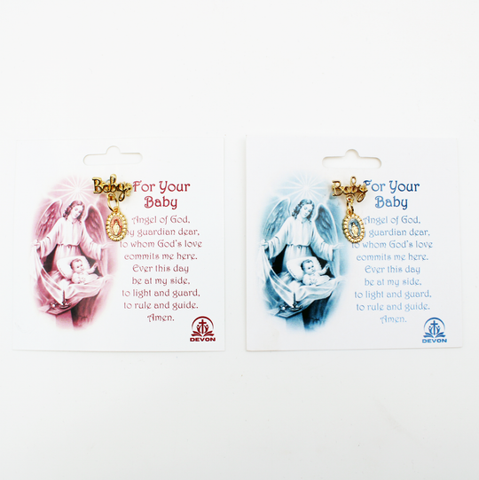Baby Miraculous Medal Pin