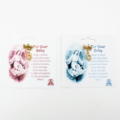 Baby Miraculous Medal Pin