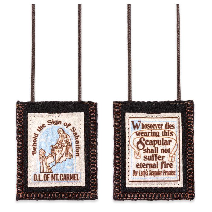 Our Lady Of Mount Carmel Wool Scapular