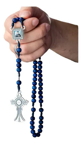 St. Carlo Acutis, The Programmer, Rosary Set with Backpack Pouch