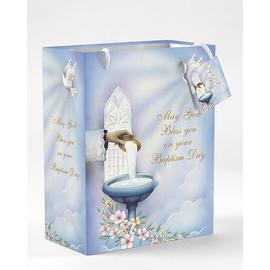 Baptism Gift Bag "May God Bless you on your Baptism Day"