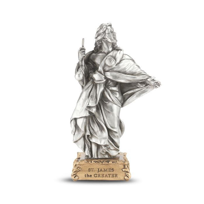 St. James the Greater Pewter Statue