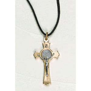 Saint Benedict Enameled Cross